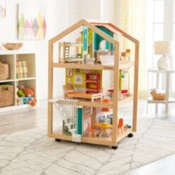 KidKraft Stylish Mansion Puppenhaus Mit EZ Kraft Assembly™ 11 KidKraft Stylish Mansion Puppenhaus Mit EZ Kraft Assembly™ -Spielzeug Rabatte Geschäft 10315910 04
