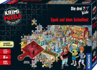 Kosmos Krimipuzzle Die Drei ??? Kids - 200 Teile - Spuk Auf Dem Schulfest 3 Kosmos Krimipuzzle Die Drei ??? Kids - 200 Teile - Spuk Auf Dem Schulfest