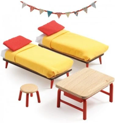 DJECO Puppenhaus - Kinderzimmer 3 DJECO Puppenhaus - Kinderzimmer