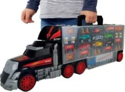 Großer Truck Tragekoffer Inkl. 8 Die-Cast Fahrzeugen & Helikopter -Spielzeug Rabatte Geschäft 11406439 02