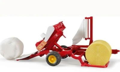 BRUDER 02122 PSL Ballenwickler Mit Rundballen 4 BRUDER 02122 PSL Ballenwickler Mit Rundballen – Bild 2