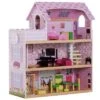 HOMCOM Kinder Puppenhaus Mit Möbeln -Spielzeug Rabatte Geschäft 12273652 01