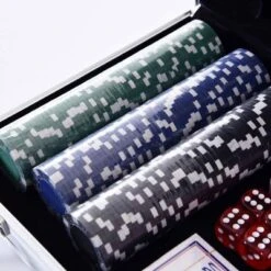HOMCOM Pokerkoffer Mit 300 Chips -Spielzeug Rabatte Geschäft 12524212 05