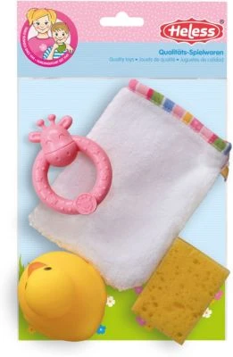 Heless Kapuzenbadetuch "Faultier Flauschi" (48 X 48 Cm) Mit Zubehör 3 Heless Kapuzenbadetuch "Faultier Flauschi" (48 X 48 Cm) Mit Zubehör