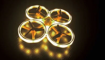 Amewi GC UFO Mit Gestensteuerung über Handschuh, LED-Beleuchtung, Gelb, 2,4GHz, RTF 6 Amewi GC UFO Mit Gestensteuerung über Handschuh, LED-Beleuchtung, Gelb, 2,4GHz, RTF – Bild 4