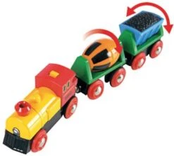 BRIO Zug Mit Lok Und Anhängern (Batteriebetrieb) 9 BRIO Zug Mit Lok Und Anhängern (Batteriebetrieb) -Spielzeug Rabatte Geschäft 1457025 04