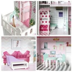 MyToys ORIGINALS Puppenhaus Mit 13 Möbeln, Pink 11 MyToys ORIGINALS Puppenhaus Mit 13 Möbeln, Pink -Spielzeug Rabatte Geschäft 15033539 04