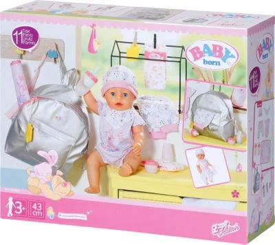 BABY Born® Großes Puppenkleidungsset Mit Wickeltasche 43 Cm, 11 Teile 4 BABY Born® Großes Puppenkleidungsset Mit Wickeltasche 43 Cm, 11 Teile – Bild 2