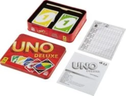 Mattel Games UNO Deluxe Metallbox, Kartenspiel, Gesellschaftsspiel, Kinderspiel -Spielzeug Rabatte Geschäft 1604746 03