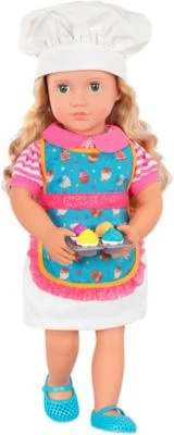 Our Generation Puppe Jenny - Bäckerin Mit Buch, 46 Cm