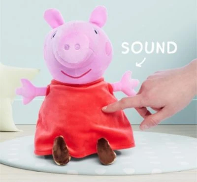 SIMBA Peppa Pig Plüschfigur Peppa Mit Sound, 22 Cm 7 SIMBA Peppa Pig Plüschfigur Peppa Mit Sound, 22 Cm – Bild 5