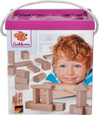 Eichhorn Holzbausteine Naturbelassen, 50 Stück 3 Eichhorn Holzbausteine Naturbelassen, 50 Stück