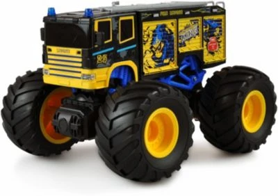 Amewi Monster Feuerwehr Truck 1:18, RTR Blau Mit LED Beleuchtung & Sound 4 Amewi Monster Feuerwehr Truck 1:18, RTR Blau Mit LED Beleuchtung & Sound – Bild 2