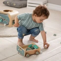 Howa Nachziehwagen Mit 25 Holzbausteinen "space" 13 Howa Nachziehwagen Mit 25 Holzbausteinen "space" -Spielzeug Rabatte Geschäft 16785121 06