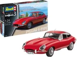 Jaguar E-Type (Coupé), Revell Modellbausatz Im Maßstab 1:24, 142 Teile, 18,7 Cm