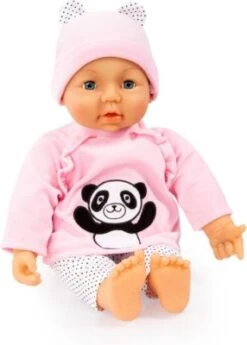 BAYER Kleider Für Puppen 40-46 Cm: 3-tlg. - Hose, Oberteil, Mütze, Rosa/weiß -Spielzeug Rabatte Geschäft 16933629 03