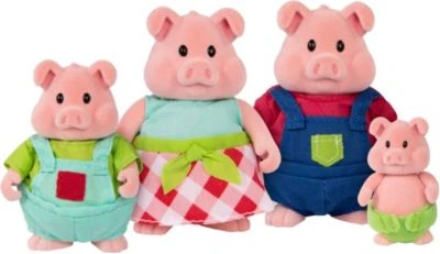 Li'l Woodzeez Schweinchen Familie 3 Li'l Woodzeez Schweinchen Familie