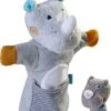 HABA 305755 Handpuppe Nashorn Mit Baby 1 HABA 305755 Handpuppe Nashorn Mit Baby -Spielzeug Rabatte Geschäft 17535107 01