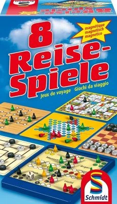 Schmidt Spiele Spielesammlung 8 Reise-Spiele, Magnetisch