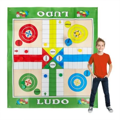 Relaxdays XXL Ludo Spiel 3 Relaxdays XXL Ludo Spiel