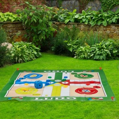 Relaxdays XXL Ludo Spiel 4 Relaxdays XXL Ludo Spiel – Bild 2