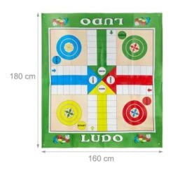 Relaxdays XXL Ludo Spiel 11 Relaxdays XXL Ludo Spiel -Spielzeug Rabatte Geschäft 18993346 04