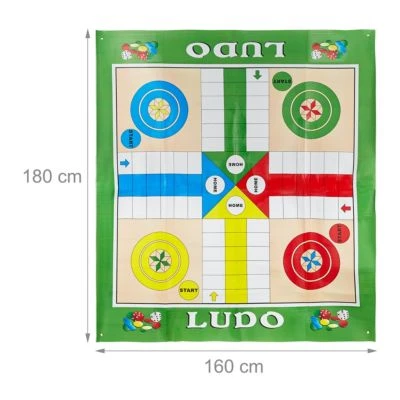 Relaxdays XXL Ludo Spiel 6 Relaxdays XXL Ludo Spiel – Bild 4