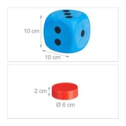 Relaxdays XXL Ludo Spiel 12 Relaxdays XXL Ludo Spiel -Spielzeug Rabatte Geschäft 18993346 05