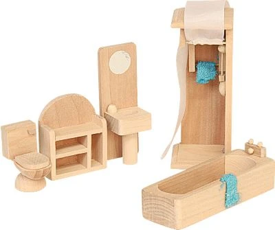 Beluga Puppenhausmöbel Aus Holz - Badezimmer 3 Beluga Puppenhausmöbel Aus Holz - Badezimmer