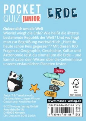 Moses. Verlag Pocket Quiz Junior Erde 8 Moses. Verlag Pocket Quiz Junior Erde – Bild 6