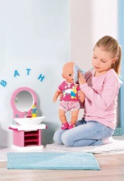 BABY Born® Bad Zahnpflege-Set Mit Waschtisch 12 BABY Born® Bad Zahnpflege-Set Mit Waschtisch -Spielzeug Rabatte Geschäft 19474451 05