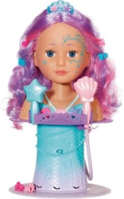 BABY Born® Sister Meerjungfrau Schminkkopf, Drehbar, Mit Elektronischem Duschkopf Inkl. Bürste -Spielzeug Rabatte Geschäft 19474504 03