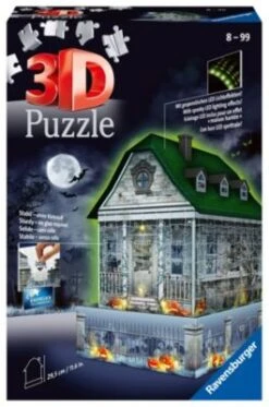 Ravensburger 3D-Puzzle Gruselhaus Bei Nacht, 216 Teile