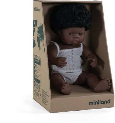 Miniland Babypuppe Mädchen, Schwarzhaarig, 38 Cm 4 Miniland Babypuppe Mädchen, Schwarzhaarig, 38 Cm – Bild 2