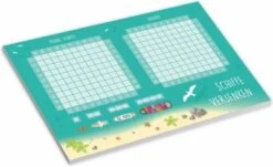 Nikima Papeterie 2er Set A6 Spielblock Schiffe Versenken Reisespiel Flottenmanöver Reisespiele -Spielzeug Rabatte Geschäft 19875686 03