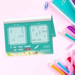 Nikima Papeterie 2er Set A6 Spielblock Schiffe Versenken Reisespiel Flottenmanöver Reisespiele -Spielzeug Rabatte Geschäft 19875686 06