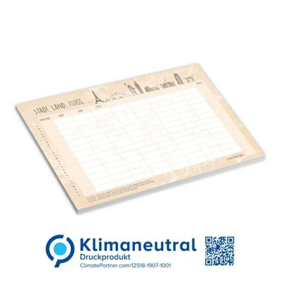 Nikima Papeterie A4 Spielblock Stadt Land Fluss Reisespiel Reisespiele 8 Nikima Papeterie A4 Spielblock Stadt Land Fluss Reisespiel Reisespiele – Bild 6