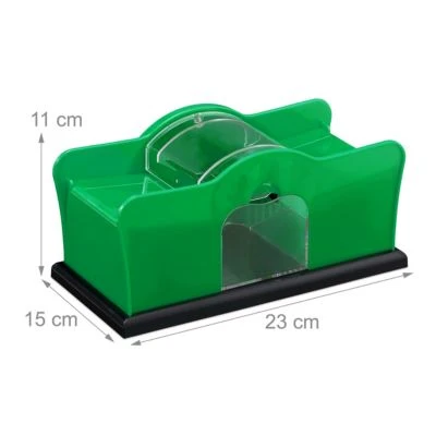 Relaxdays Manuelle Kartenmischmaschine 6 Relaxdays Manuelle Kartenmischmaschine – Bild 4