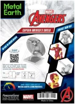 Metal Earth: Marvel Avenger Captain America Shield 6 Metal Earth: Marvel Avenger Captain America Shield -Spielzeug Rabatte Geschäft 20016814 03