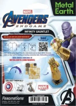 Metal Earth: Marvel Avengers Infinity Gauntlet -Spielzeug Rabatte Geschäft 20016818 03