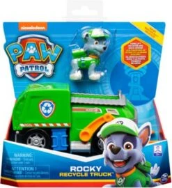 PAW Patrol Recycling-Fahrzeug Mit Rocky-Figur (Basic Vehicle/Basis Fahrzeug)