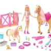 Barbie Reiterin Puppe, Inkl. Pferd Und Fohlen Mit Farbwechsel Mähne, Set, Zubehör -Spielzeug Rabatte Geschäft 20410601 01