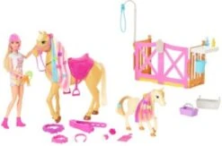 Barbie Reiterin Puppe, Inkl. Pferd Und Fohlen Mit Farbwechsel Mähne, Set, Zubehör -Spielzeug Rabatte Geschäft 20410601 02