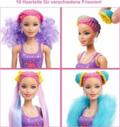 Barbie Color Reveal Hair Feature Spielset - Cupcake -Spielzeug Rabatte Geschäft 20410737 06