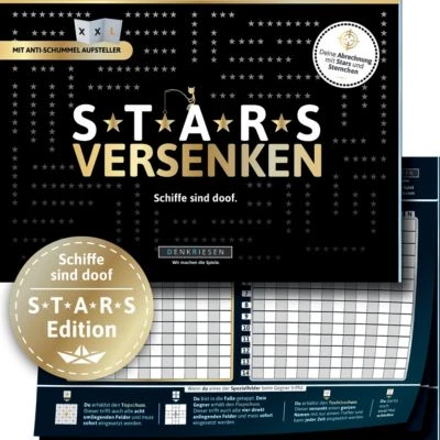 DENKRIESEN STARS VERSENKEN "Schiffe Sind Doof" - Schiffeversenken 3 DENKRIESEN STARS VERSENKEN "Schiffe Sind Doof" - Schiffeversenken