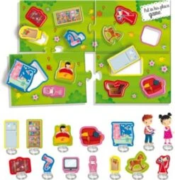 Lisciani Montessori Maxi - Mein Haus - Farben & Tastsinn -Spielzeug Rabatte Geschäft 20771876 03