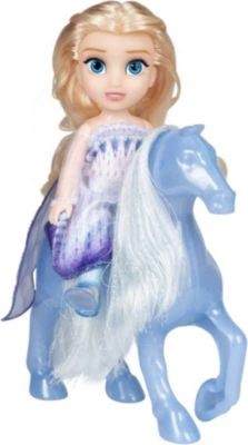 JAKKS PACIFIC Die Eiskönigin 2 - Elsa & Water Nokk Abenteuerspielset, 15cm