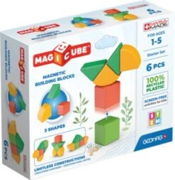 Geomag Magicube 3 Shapes Recycled Starter Set 6 Teile