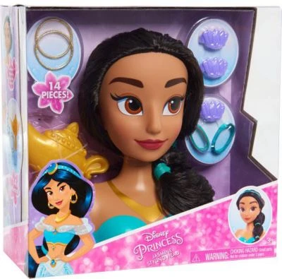 Just Play Disney Princess Basic Jasmine Styling Head 4 Just Play Disney Princess Basic Jasmine Styling Head – Bild 2