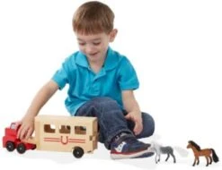 Melissa & Doug Pferdeanhänger Aus Holz -Spielzeug Rabatte Geschäft 21582240 03